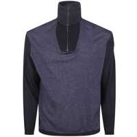 Pulovere Emporio Armani Half Zip Turtle Neck Sweater Clothing Barbati