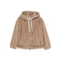 Geci Herno "Bomber" Soft Faux Fux Jacket Clothing Femei