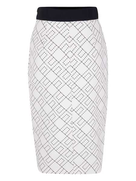 Fuste Elisabetta Franchi Elisabetta Franchi Skirts LATTE/NERO Femei (BM 18702183) 2