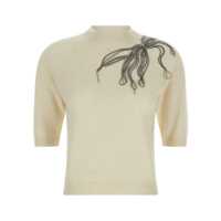 Pulovere Brunello Cucinelli 'Shiny Flower Embroidery' Sweater Femei