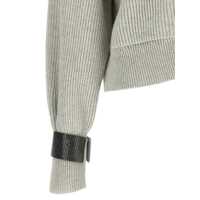 Cardigane Brunello Cucinelli Dama - Cardigane Brunello Cucinelli Brunello Cucinelli Monile Cuff Cardigan GRAY Femei (BM 18702507) - B-mall.ro