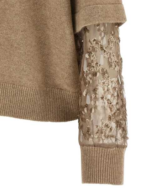 Pulovere Brunello Cucinelli Brunello Cucinelli Cashmere Turtle-Neck Jumper BROWN Femei (BM 18702510) 3