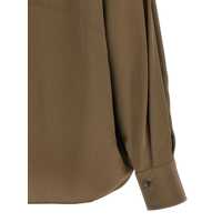 Bluze Brunello Cucinelli Dama - Bluze Brunello Cucinelli Brunello Cucinelli Silk Blouse BROWN Femei (BM 18702639) - B-mall.ro