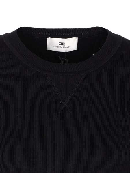Pulovere Elisabetta Franchi Elisabetta Franchi Sweaters NERO/LATTE Femei (BM 18702714) 4
