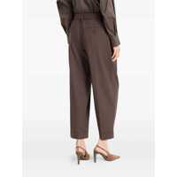 Pantaloni Brunello Cucinelli Dama pagina 2 - Pantaloni casual Brunello Cucinelli Brunello Cucinelli Wool Pants BROWN Femei (BM 18702804) - B-mall.ro