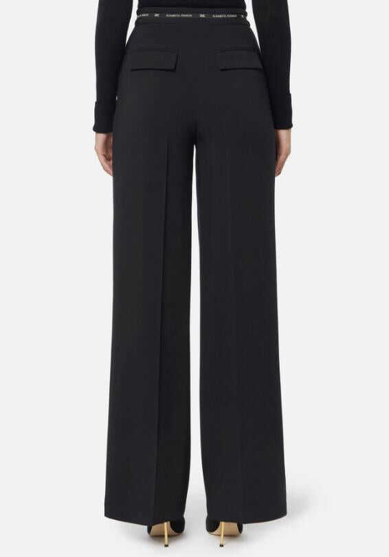 Pantaloni casual Elisabetta Franchi Elisabetta Franchi Trousers Black Femei (BM 18702930) 3