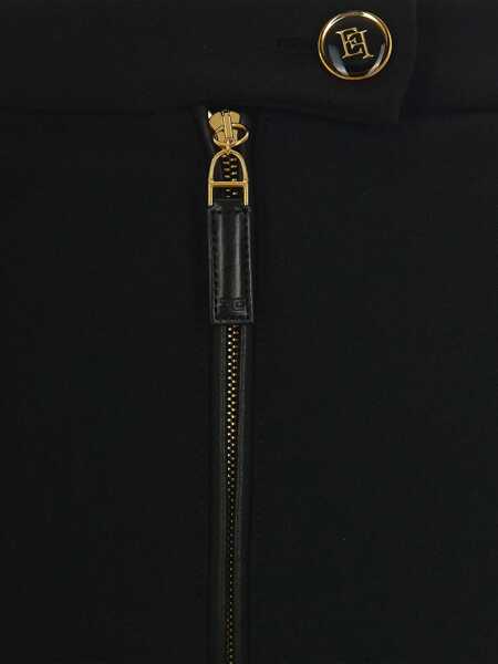 Pantaloni casual Elisabetta Franchi Elisabetta Franchi Trousers Black Femei (BM 18702933) 3