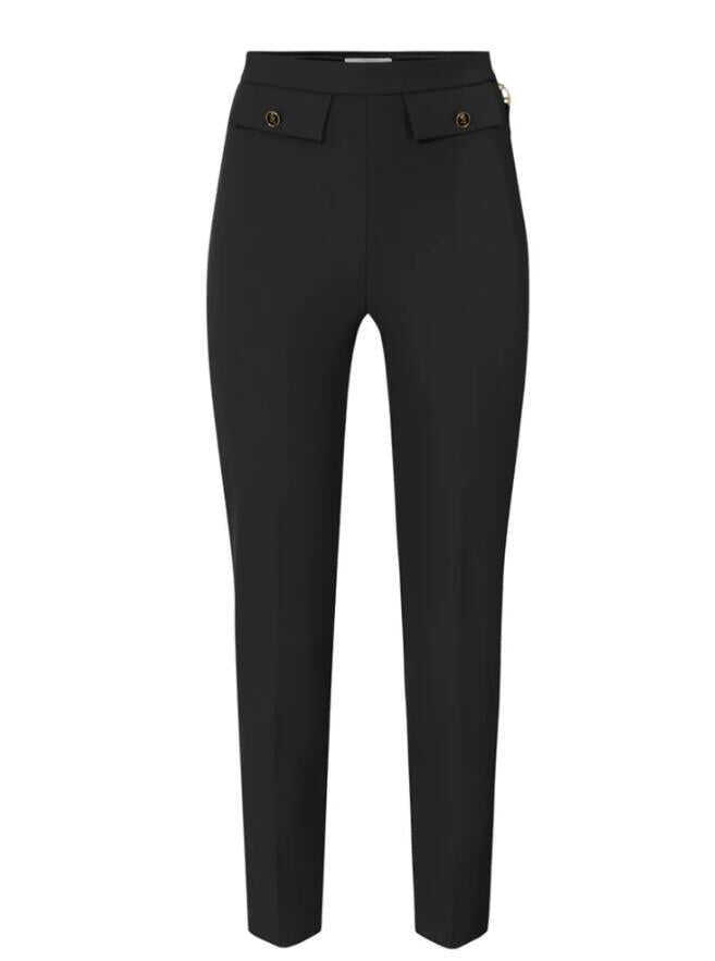 Pantaloni casual Elisabetta Franchi Elisabetta Franchi Trousers Black Femei (BM 18702939) 1
