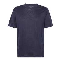 Pulovere Majestic Filatures Short Sleeves Round Neck Sweater Clothing Barbati