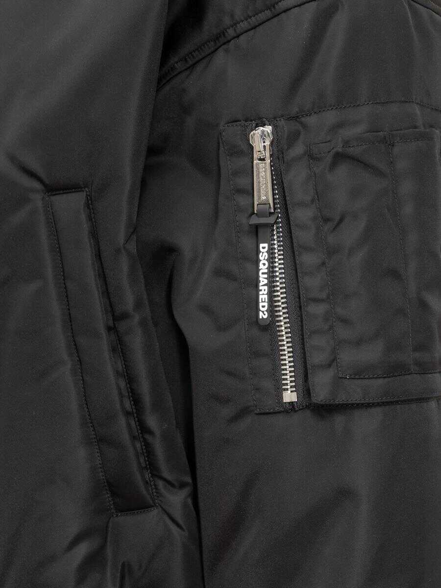 Bomber jacket DSQUARED2 DSQUARED2 Dsquared2 Bomber Jacket Black Barbati (BM 18703350) 4