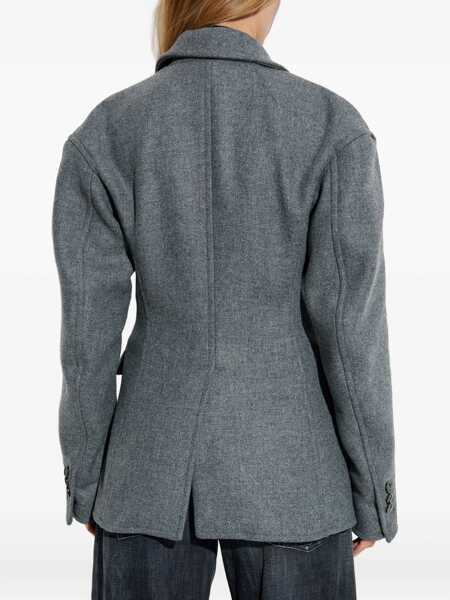 Geci DSQUARED2 DSQUARED2 Relaxed Double Jacket Clothing GREY Femei (BM 18703392) 4