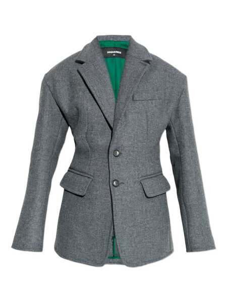 Geci DSQUARED2 DSQUARED2 Relaxed Double Jacket Clothing GREY Femei (BM 18703392) 1