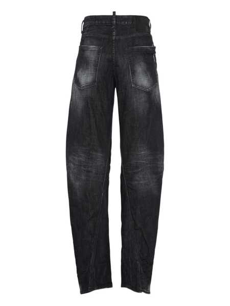Blugi DSQUARED2 DSQUARED2 D2 Twisted Jean Clothing Black Femei (BM 18703395) 2