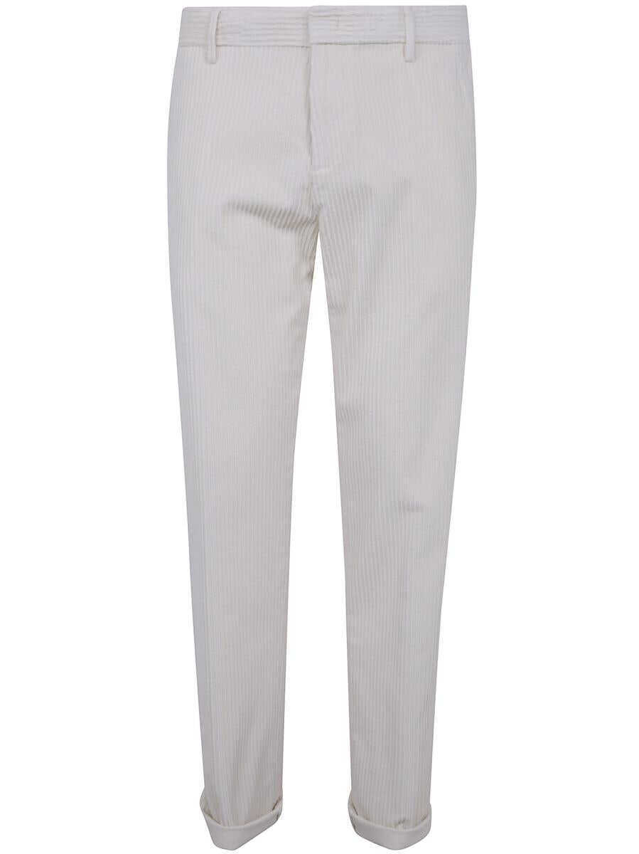 Pantaloni Dondup Dondup Gaubert Relax Trousers Clothing WHITE Barbati (BM 18703602) 1