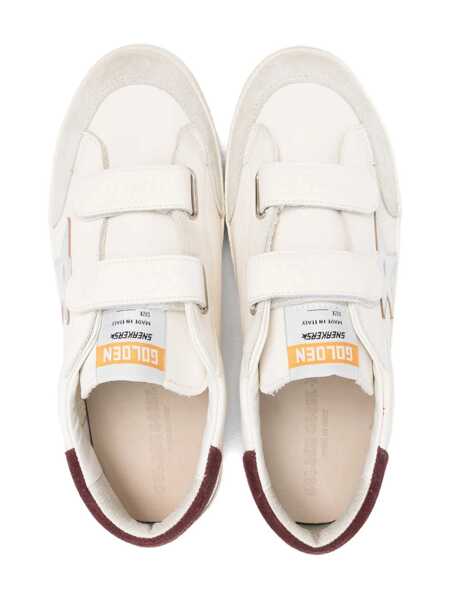 Sneakers Golden Goose OLD SCHOOL LEATHER UPPER AND TOE LAMINATED STAR SUEDE PENSTAR HEEL AND SPUR SIGNATURE FOXING SNEAKERS White Fete (BM 18703872) 3
