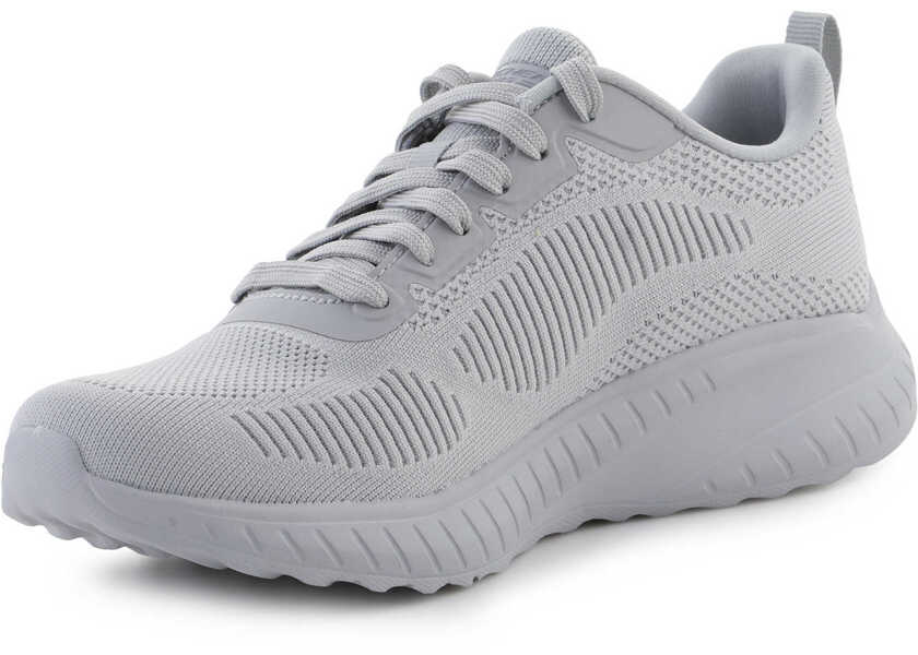 Sneakers SKECHERS Bobs Squad Chaos - Face Off Light Gray Grey Femei (BM 18703888) 3