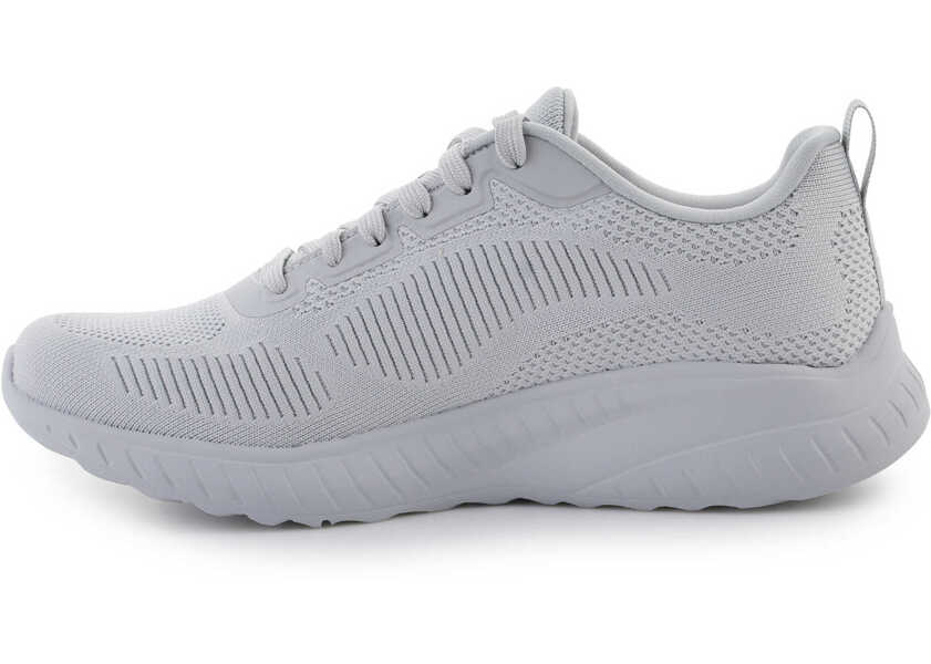 Sneakers SKECHERS Bobs Squad Chaos - Face Off Light Gray Grey Femei (BM 18703888) 4