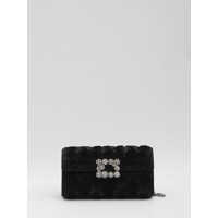 Genti plic Roger Vivier Envelope Flap Flower Buckle Clutch