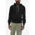 Brunello Cucinelli Cotton Blend Hoodie With Front Zip Black