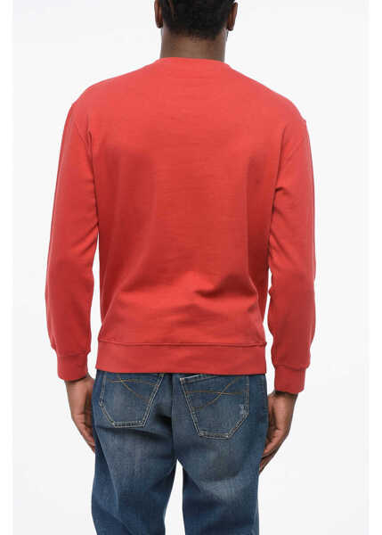 Bluze de trening Brunello Cucinelli Crew Neck Dream Out Loud Cotton Blend Sweatshirt With Embroi Red Barbati (BM 18704002) 2