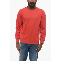 Bluze de trening Crew Neck Dream Out Loud Cotton Blend Sweatshirt With Embroi Barbati