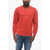 Brunello Cucinelli Crew Neck Dream Out Loud Cotton Blend Sweatshirt With Embroi Red