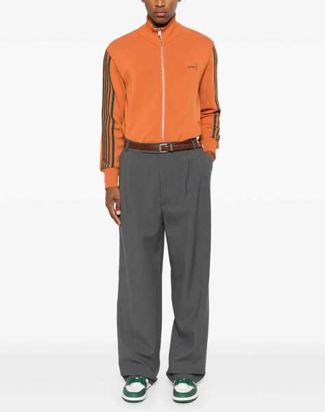 Bluze de trening AUTRY Solid Color Sweatshirt With Zip Closure And Contrasting Deta Orange Barbati (BM 18704005) 2