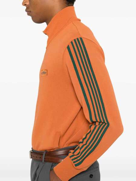 Bluze de trening AUTRY Solid Color Sweatshirt With Zip Closure And Contrasting Deta Orange Barbati (BM 18704005) 5