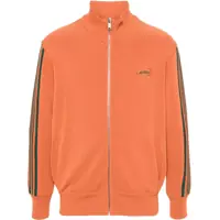 Bluze de trening Solid Color Sweatshirt With Zip Closure And Contrasting Deta Barbati