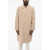 Brunello Cucinelli Nylon Trench Coat With Hidden Buttoning Beige