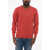 Brunello Cucinelli Crew Neck Pure Cashmere Sweater Red