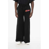 Pantaloni de trening Fleeced Cotton Gus Joggers With Contrasting Details Barbati