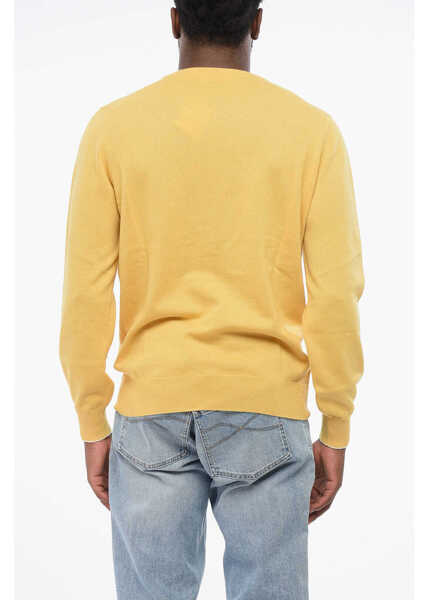 Pulovere Brunello Cucinelli Crew Neck Pure Cashmere Sweater Yellow Barbati (BM 18704125) 2