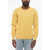 Brunello Cucinelli Crew Neck Pure Cashmere Sweater Yellow