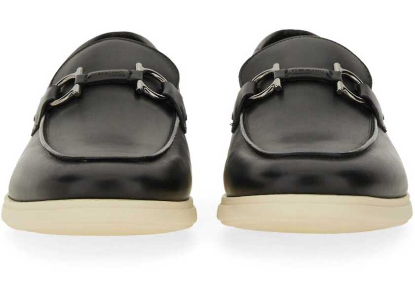 Mocasini Ferragamo Moccasin Gancini BLACK Barbati (BM 18704152) 4