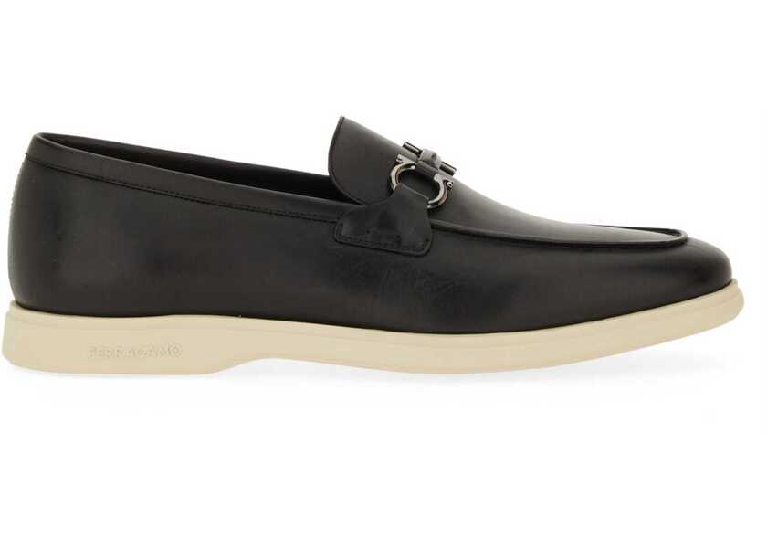 Mocasini Ferragamo Moccasin Gancini BLACK Barbati (BM 18704152) 1