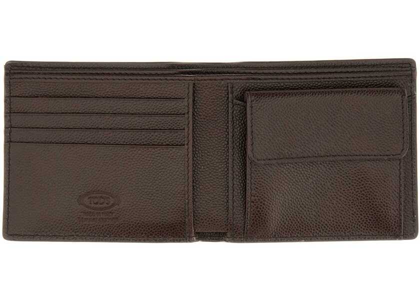 Portofele TODS T Timeless Wallet BROWN Barbati (BM 18704161) 3