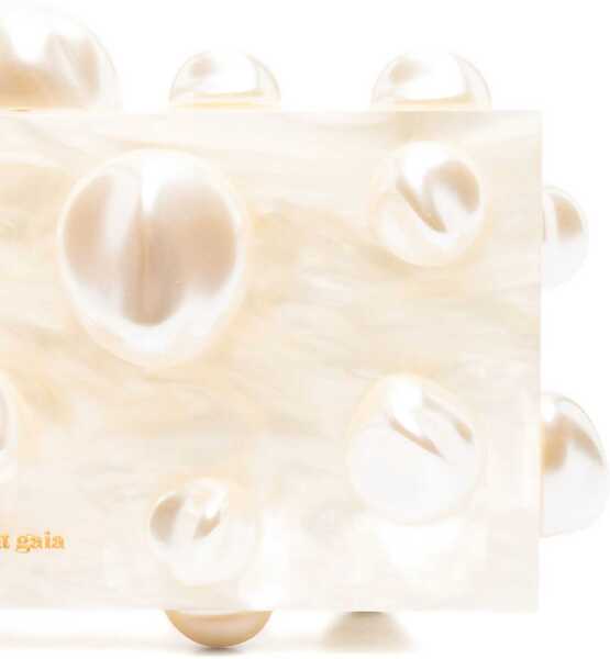 Genti mini CULT GAIA Clutch Bag Orbs IVORY Femei (BM 18704182) 4