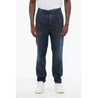 Blugi drepti Double-Pleated Dark Washed Regular Fit Denims 17Cm Barbati