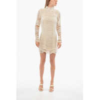 Rochii scurte Long Sleeved Mesh Dress Femei