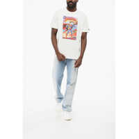 Tricouri Mc2 Saint Barth pentru Barbati - Tricouri Mc2 Saint Barth Warner Bros Dc Comics Printed The Adventures Of Superman Cre White Barbati (BM 18704242) - B-mall.ro