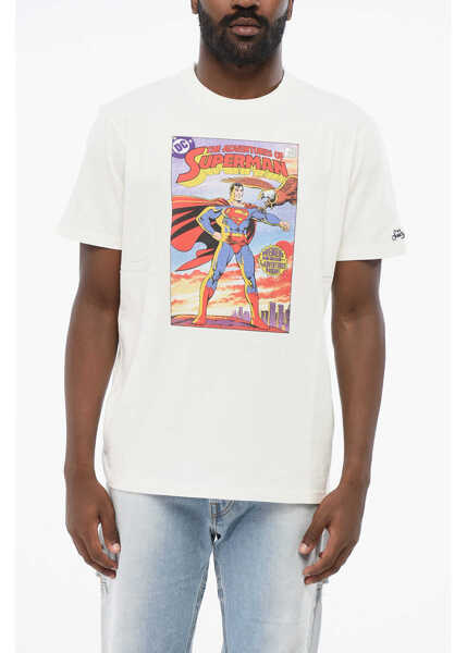 Tricouri Mc2 Saint Barth Warner Bros Dc Comics Printed The Adventures Of Superman Cre White Barbati (BM 18704242) 1