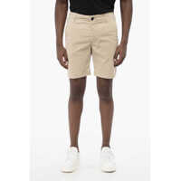 Pantaloni scurti VILEBREQUIN Gabardine Cotton Shorts With Belt Loops
