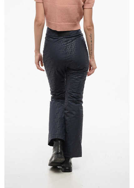 Pantaloni casual Fendi Monogram Nylon Ski Pants Blue Femei (BM 18704257) 2