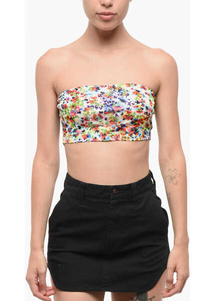 Bluze DSQUARED2 Tie Dye Effect Cropped Top With Logo Multicolor Femei (BM 18704260) 1