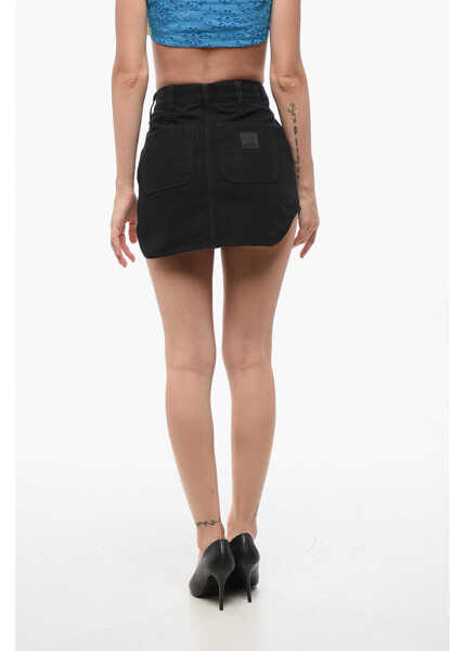 Fuste casual Carhartt Denim Mini Skirt Black Femei (BM 18704287) 2