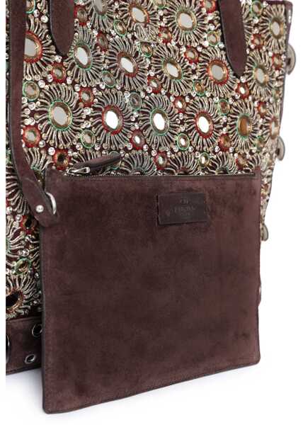 Genti de umar Valentino Garavani Nellcte medium Tote Bag MULTICOLOR/TESTA DI MORO Femei (BM 18704383) 4