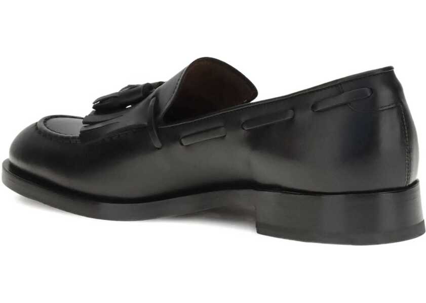 Mocasini Fratelli Rossetti Leather Loafers with tassels MANCH ANT BLACK Barbati (BM 18704398) 5