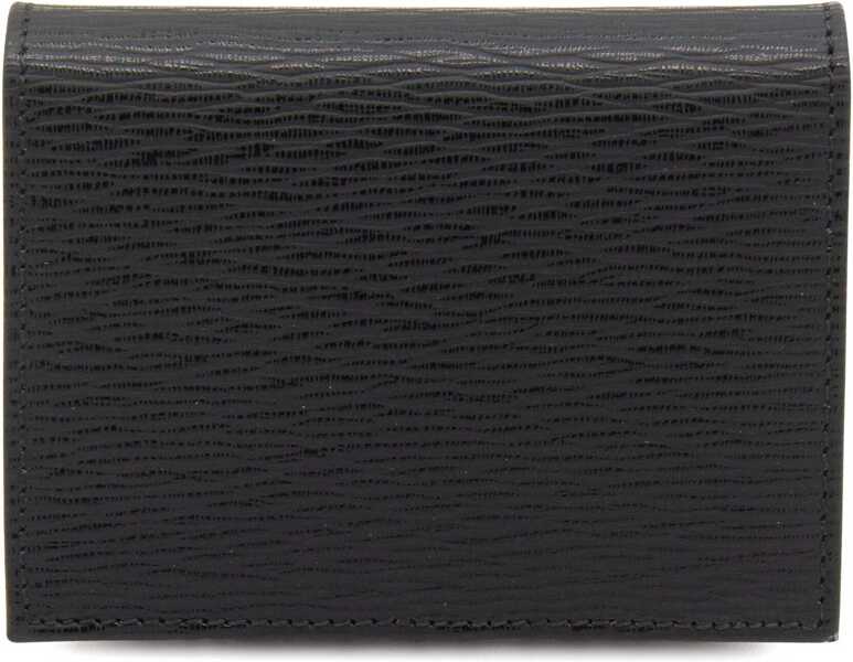 Portofele Ferragamo Gancini Card Holder NERO Barbati (BM 18704425) 2