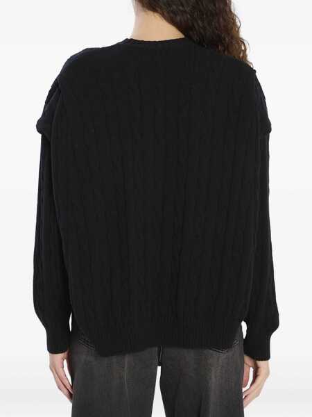 Pulovere Balenciaga Sweater With Logo BLACK Femei (BM 18704485) 2